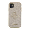 Guess Glitter Script Big 4G - Etui iPhone 11 (złoty) (GUHCN61HG4SGD)