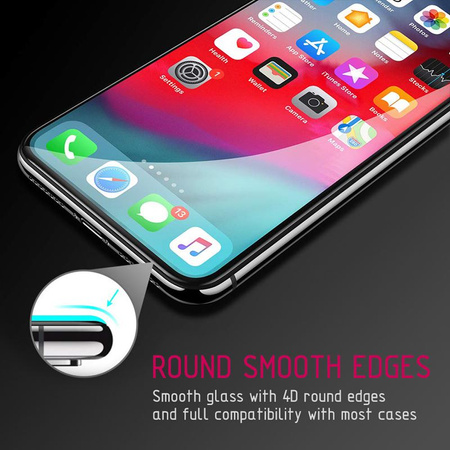 Crong Edge Glass 4D Full Glue - Szkło hartowane na cały ekran Huawei Mate 20 (CRG-GLEDGE-HM20)