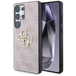 Guess Big 4G Logo Classic Logo - Etui do Samsung Galaxy S25 Ultra (różowy) (GUHCS25L4GMGPI)