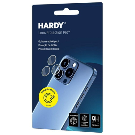 3mk HARDY Lens Protection Pro - Szkło na obiektyw aparatu iPhone 17 Pro / iPhone 17 Pro Max (Silver) (3MK_5903108664295)