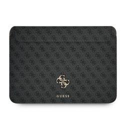 Guess 4G Big Metal Logo Computer Sleeve - Etui na notebooka 13" (czarny) (GUCS13G4GFGR)