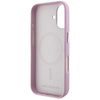 Karl Lagerfeld Saffiano Full Wrapped Elongated Metal Logo MagSafe - Etui do iPhone 16 (różowy) (KLHMP16SPSAFWMCP)