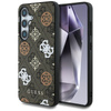 Guess 4G Printed Colored Peony Pattern MagSafe - Etui do Samsung Galaxy S25 (brązowy) (GUHMS25SP4PWPW)