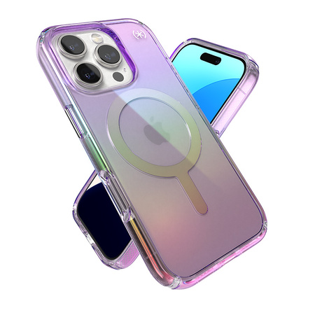 Speck Presidio2 Lux MagSafe - Etui iPhone 16 Pro (Amazing Purple / Clear) (150765-3237)