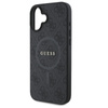 Guess 4G Ring Classic Logo MagSafe - Etui iPhone 16 (czarny) (GUHMP16SG4GFRK)