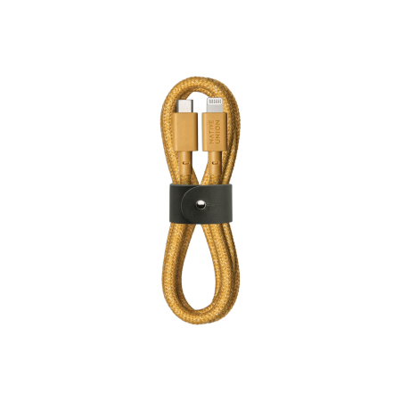 Native Union Belt Cable - kabel USB-C - lightning, 1,2 m (kraft) (BELT-CL-KFT-2-NP)