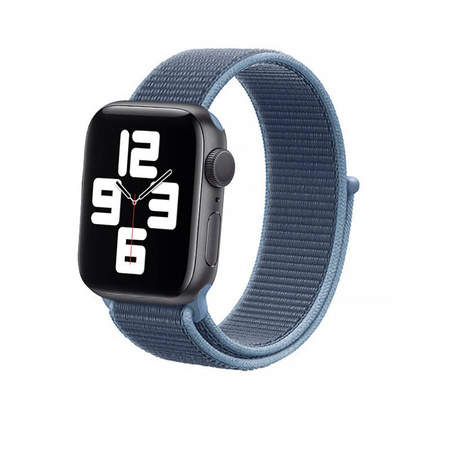 Crong Nylon - Pasek sportowy do Apple Watch 38/40/41/42 mm (Ocean Blue) (CRG-40NLB-OBL)