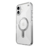 Speck Presidio Perfect-Clear Grip ClickLock & MagSafe - Etui iPhone 16 Plus (Clear / Chrome Finish / Serene Silver) (150716-3199)