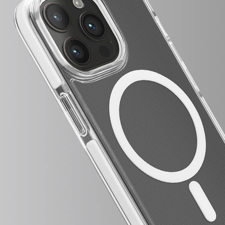PURO LITEMAG PRO - Etui iPhone 15 Pro MagSafe (przezroczysty) (PUIPC15P61LITEMPWHI)