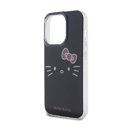 Hello Kitty IML Kitty Face - Etui iPhone 13 Pro (czarny) (HKHCP13LHKHLK)