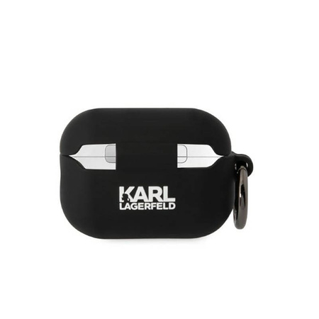 Karl Lagerfeld Silicone NFT Karl Head 3D - Etui AirPods Pro 2 (czarny) (KLAP2RUNIKK)