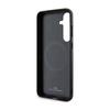 BMW Signature Leather Textured & Line MagSafe - Etui Samsung Galaxy S24 (czarny) (BMHMS24S23RDCLK)