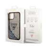 Guess Liquid Glitter Triangle Logo Case – Etui iPhone 14 Plus (czarny) (GUHCP14MLFCTPK)