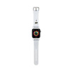 Karl Lagerfeld 3D Rubber Karl Head NFT - Pasek do Apple Watch 42/44/45/49 mm (biały) (KLAWLSLKNH)