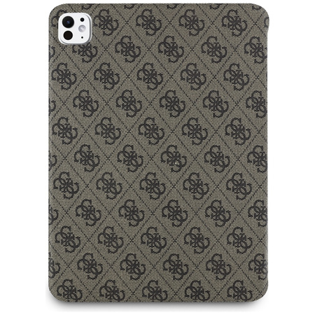 Guess Magnetic 4G Big Logo - Etui iPad Pro 11" M4 (2024) (brązowy) (GUFC11PM24PS4SGW)