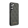 Guess 4G Metal Gold Logo - Etui Samsung Galaxy S24+ (czarny) (GUHCS24MG4GFGR)