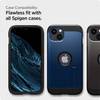 Spigen Alm Glass FC - Szkło hartowane do iPhone 16e / iPhone 14 / iPhone 13 / iPhone 13 Pro (Czarna ramka) (AGL03725)