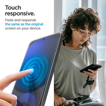 Spigen GLAS.TR EZ FIT 2-Pack - Szkło hartowane do Samsung Galaxy A56 5G / S24 FE (2 sztuki) (AGL08729)
