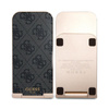 Guess 4G Pattern MagSafe - Składana ładowarka indukcyjna 2w1 z MagSafe do iPhone i AirPods 15W (czarny) (GUDCFAL4PEGK)