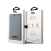 Karl Lagerfeld Booktype Saffiano Monogram - Etui iPhone 14 Pro (Srebrny) (KLBKP14LSAKLHPG)