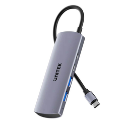 Unitek Hub 4w1 USB-C 10 Gbps, 2x USB-A i 2x USB-C H1112DGY01 (H1112DGY01)