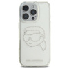 Karl Lagerfeld IML Rhinestones Karl Head - Etui do iPhone 16 Pro Max (przezroczysty) (KLHCP16XHKHDCELT)