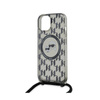 Karl Lagerfeld IML Crossbody Monogram Karl & Choupette Head MagSafe - Etui iPhone 15 / 14 / 13 (czarny) (KLHMP15SHCKCKLCK)