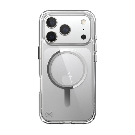 Speck Presidio Perfect Clear MagSafe - Etui iPhone 17 Pro (Clear / Silver) (150972-3240)