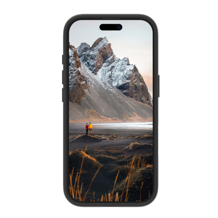 dbramante1928 Iceland Ultra D3O MS Kick - obudowa ochronna z podstawką do iPhone 16 Pro kompatybilna z MagSafe - czarny (IUK1BL006296)