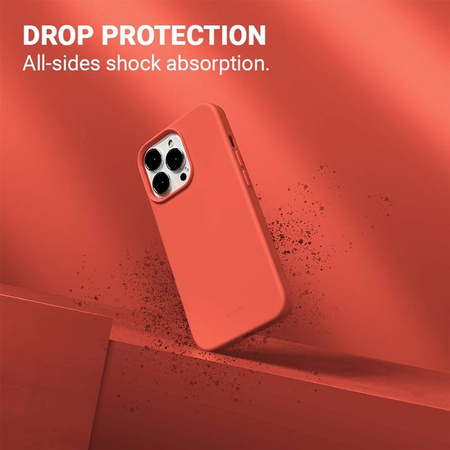 Crong Color Cover - Etui iPhone 13 Pro (koralowy) (CRG-COLR-IP1361P-COR)