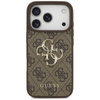 Guess 4G Big Logo - Etui iPhone 17 Pro (brązowy) (GUHCP17L4GMGBR)