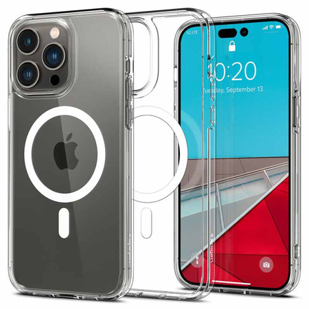 Spigen Ultra Hybrid Mag MagSafe – Etui do iPhone 14 Pro (Biały) (ACS04969)