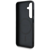 Guess Grained Printed Flower Pattern MagSafe - Etui do Samsung Galaxy S25 (fuksja) (GUHMS25SPGNMPLMF)