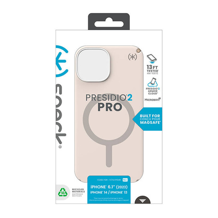 Speck Presidio2 Pro Magsafe - Etui iPhone 16e / iPhone 15 / iPhone 14 / iPhone 13 (Bleached Bone / Heirloom Gold / Hazel Brown) (150558-3214)