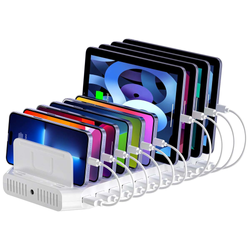Unitek Stacja ładująca 10xUSB 2.4A 60W biała (Y-2190D01-EU)