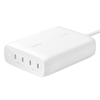 Belkin BoostCharge Pro - Ładowarka sieciowa Power Delivery, 4 porty USB-C, GaN, 200W - biała (WCH015VFWH)