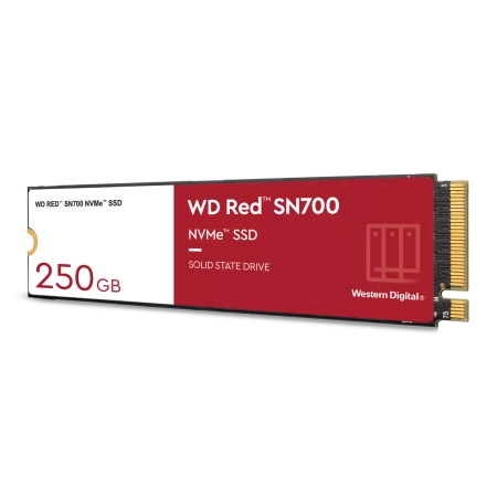 WD Red Dysk SSD 250GB M.2 NVMe biały/czerwony (WDS250G1R0C)