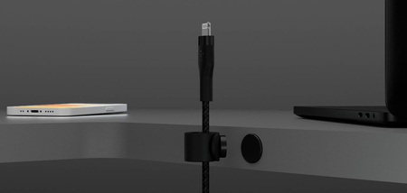 Belkin Kabel pleciony z USB-A na Lightning 3m czarny (CAA010BT3MBK)