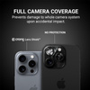 Crong Lens Shield - Szkło na aparat i obiektyw iPhone 16 Pro / iPhone 16 Pro Max / iPhone 15 Pro / iPhone 15 Pro Max (CRGLSIP16P)