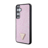 Guess Rhinestone Triangle - Etui Samsung Galaxy S24+ (różowy) (GUHCS24MHDGPPP)