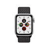 Crong Nylon Reflex - Pasek sportowy do Apple Watch 44/45/46/49 mm (czarny) (CRG-44RFB-BLK)