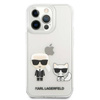 Karl Lagerfeld Ikonik & Choupette - Etui iPhone 13 Pro Max (przezroczysty) (KLHCP13XCKTR)
