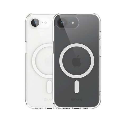 Crong Clear MAG Cover - Etui iPhone 16e MagSafe (przezroczysty) (CRGCLRMIPSE4TRS)