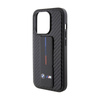 BMW Grip Stand Smooth & Carbon - Etui iPhone 15 Pro (czarny) (BMHCP15LGSPCCK)