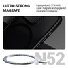Crong Hybrid Frost MAG Cover - Etui z MagSafe do iPhone 16 Pro Max (czarny) (CRGHFMIP1669PBLK)