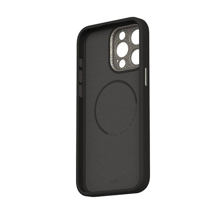 Moshi Napa MagSafe - Skórzane etui iPhone 15 (Midnight Black) (99MO231101)