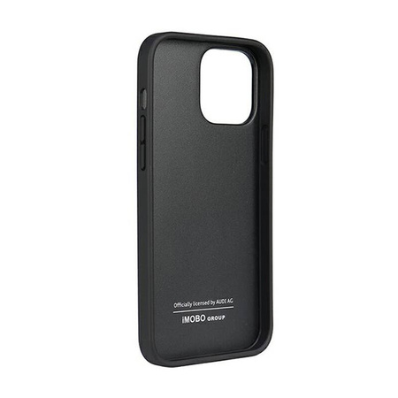 Audi Genuine Leather - Etui iPhone 13 Pro (Czarny) (AU-TPUPCIP13P-Q8/D1-BK)