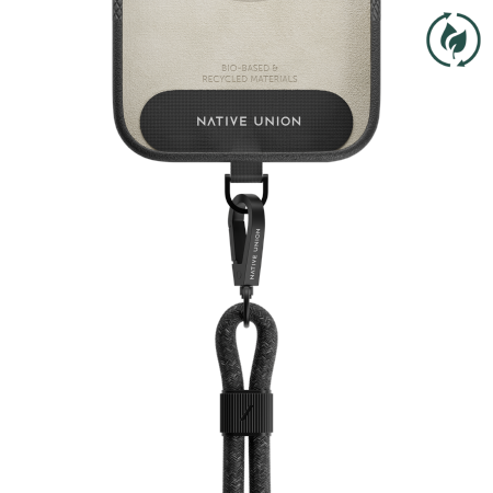 Native Union City Grip - smycz do telefonu na nadgarstek - czarny (SLING-WRI-BLK-RP2)