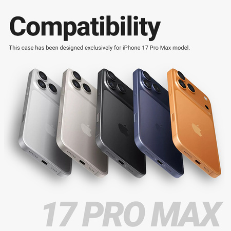 Crong Clear MAG Cover - Etui MagSafe iPhone 17 Pro Max (przezroczysty) (CRGCLRMIP1769PTRS)