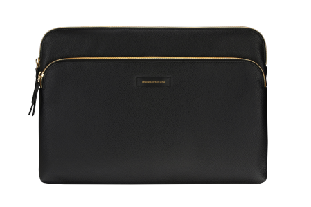 dbramante1928 Paris+ - skórzane etui na laptop 14" (night black) (PA14PBBL5637)